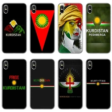 Курд курдский Курдистана флаг для Apple IPhone X XR 8 7 plus XS Max 6s 6 plus SE 5S 5c 5 4S 4 мягкий чехол мобильный телефон чехол
