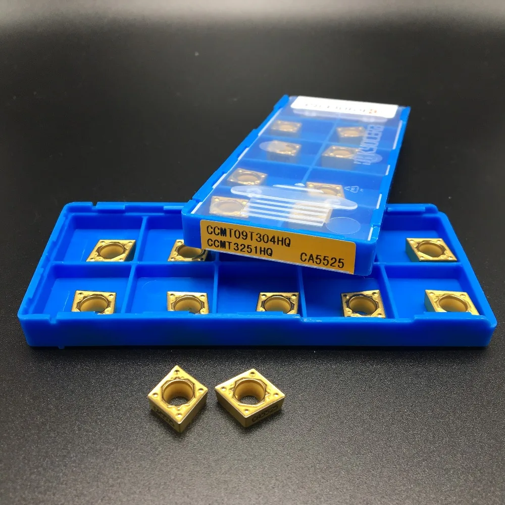 10PCS New Carbide Tool CCMT09T304/308 HQ CA5525 High Quality Finished Metal Turning Tools CNC Machine Milling Blade Lathe Tools 10PCS New Carbide Tool CCMT09T304/308 HQ CA5525 High Quality Finished Metal Turning Tools CNC Machine Milling Blade Lathe Tools
