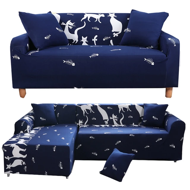 furniture covers for cats dog blue white cats universal stretch furniture covers for living room elastic couchcorner sofa furniture covers for cats dog blue white cats universal stretch furniture covers for living room elastic couchcorner sofa