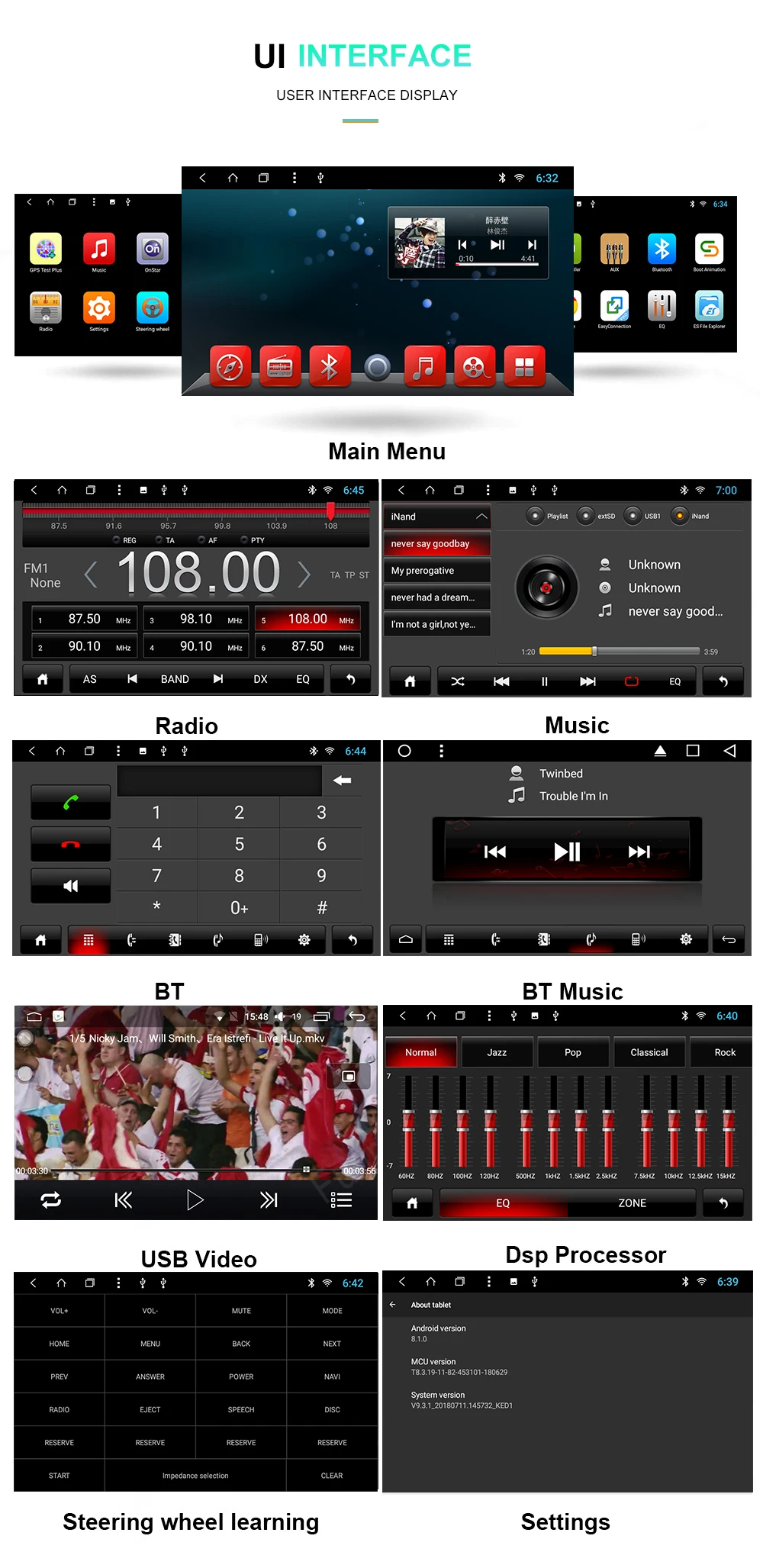 Perfect YAZH 1 Din DVD Player Android 9.0 Head Unit For Suzuki Swift 2017 Octa Core Auto Radio 9.0 inch HD IPS display GPS Multimedia 4