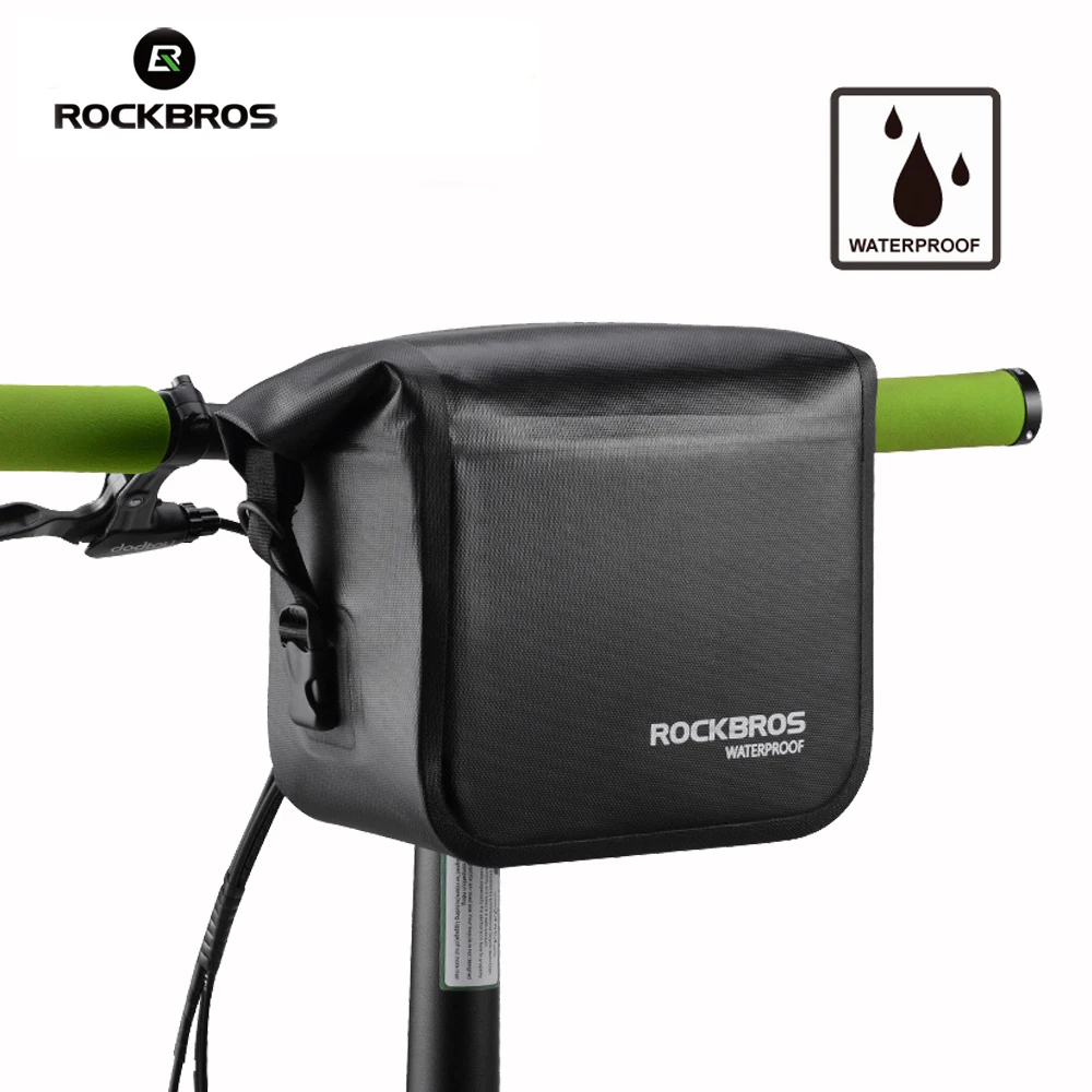 ROCKBROS Waterproof Bike font b Bicycle b font font b Bag b font Handlebar Front Tube
