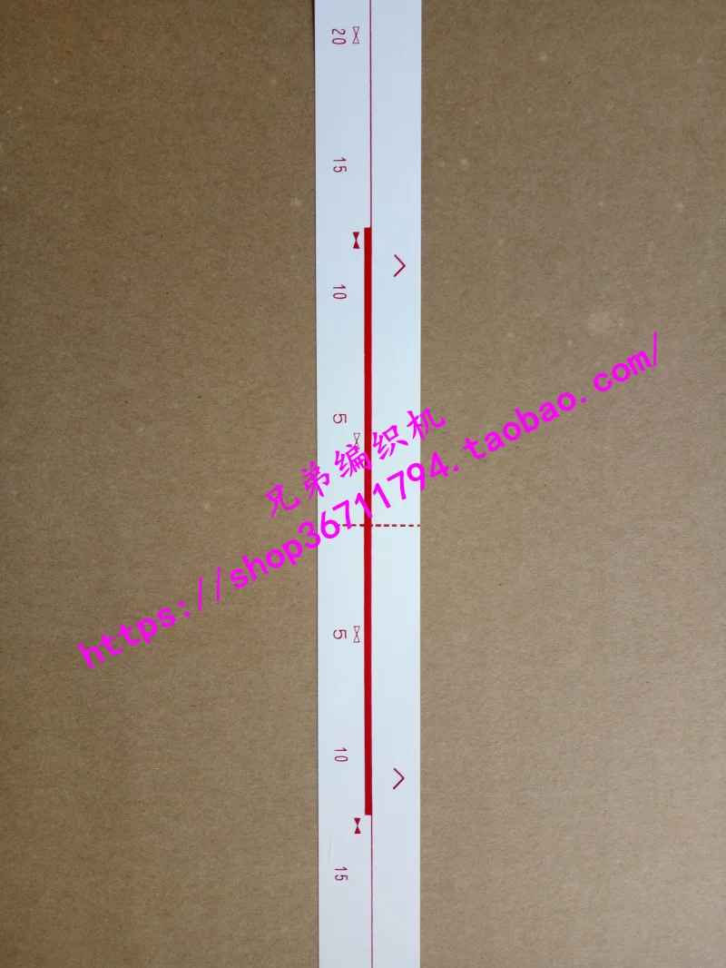 

5PCKnitting Machine Needle Position Indicator Strip Ruler for 9mm Gauge for Brother and Other Knitting Machine Accessories Parts