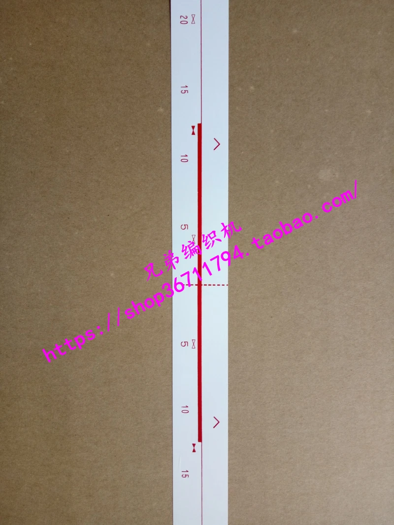 5PCKnitting Machine Needle Position Indicator Strip Ruler for 9mm Gauge