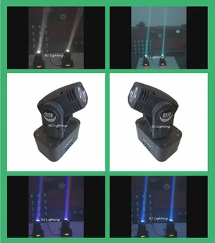 

New Designed Free Shipping 2pcs/lot Mini 10W 4 in 1 Led Moving Head Light DMX512 Control Beam Led Moving Light ,Wash Light