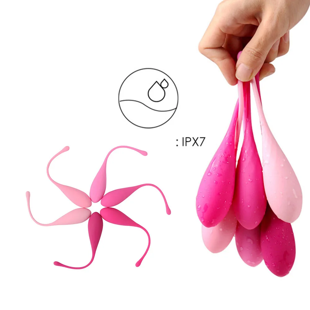 Vaginal Balls Trainer Silicone Smart Ben Wa Balls Vagina Tighten Exercise Machine Kegel Geisha Ball Adult Sex Toy for Women