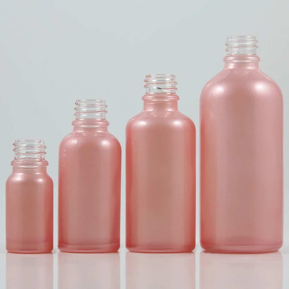 Frasco de Óleo Essencial de Vidro sem Tampa Encaixar com Bomba de Pulverizador Atacado Rosa Vazio Poderia se ou Tampa Conta-gotas Pcs 50 ml Cor 1 Cheap Garrafas reutilizáveis