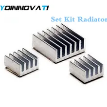 3 шт.+ клей Raspberry Pi радиатор кулер Чистый алюминий теплоотвод комплект радиатор для охлаждения Raspberry Pi 2 B