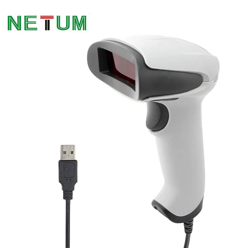 NETUM Portable 1D Barcode Scanner Wired USB Bar Code Reader for POS and Inventory NT-2012 NETUM Portable 1D Barcode Scanner Wired USB Bar Code Reader for POS and Inventory NT-2012
