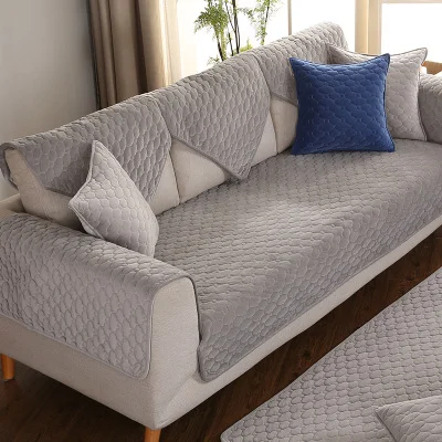 Новое поступление плюшевые диванных чехлов для гостиной диван декоративный домашний текстиль защитный чехол для мебели, для дивана Обёрточная бумага Нескользящая диванных чехлов - Цвет: 8