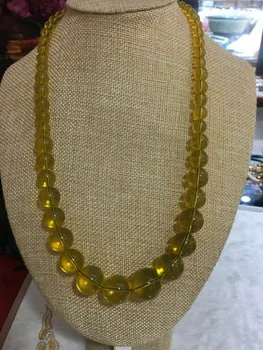 

Blue Tower Chain Pendant Necklace necklace, honey, amber sweater chain