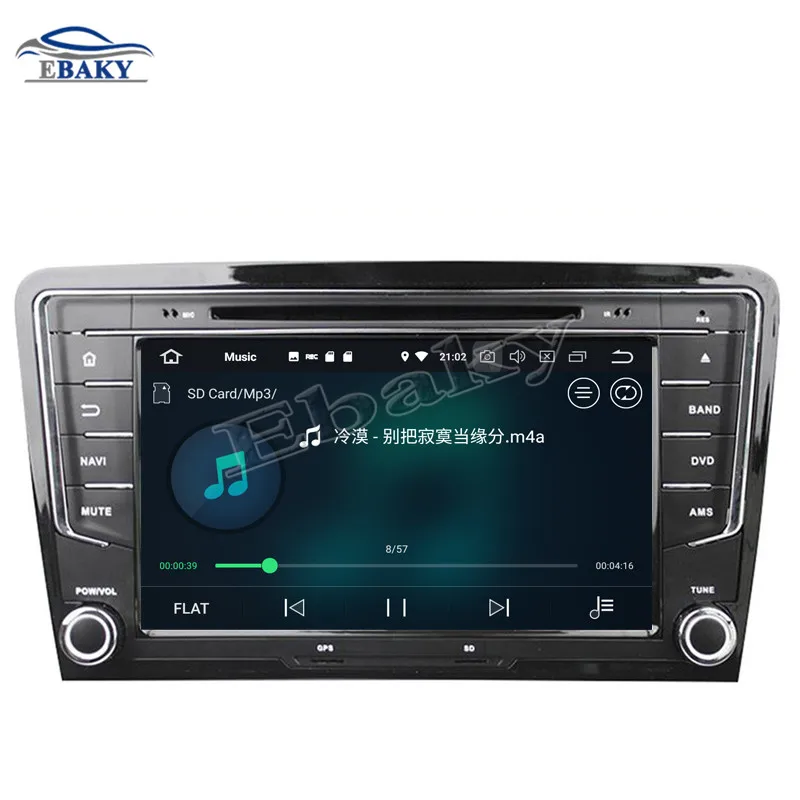 Best 2din 8inch 4GB RAM 32/64GB ROM Octa Core Android 9.0 Car DVD Radio for VW Santana 2013 2014 2015- with GPS/WIFI/Bluetooth 5