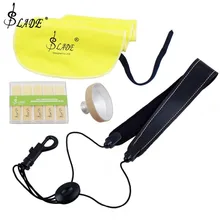 SLADE LADE Alto саксофон ремень ткань для чистки Рид алюминиевый бесшумный саксофон наборы
