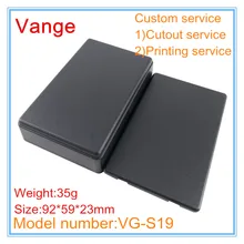 10 шт./лот Электронный электрический корпус антиблокировочной системы пластиковый материал распределительная коробка 92*59*23 мм с пряжкой для портативного устройства