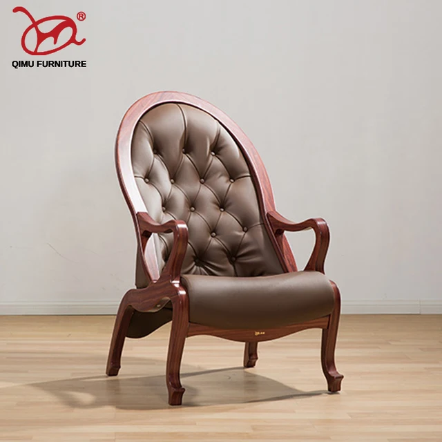 Elegant Back Rest Chair Solid Wood Silla Chaise For The Living Elegant Back Rest Chair Solid Wood Silla Chaise For The Living Room Good Quality
