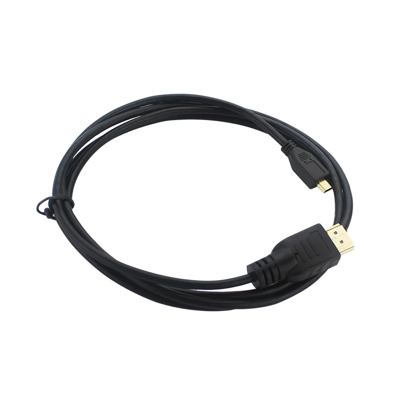 Micro HDMI к HDMI кабель V1.4 1,5 м Папа-папа позолоченный HDMI адаптер Шнур для планшета HDTV Android Phone Raspberry Pi 4