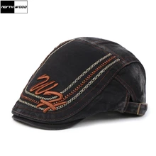 [NORTHWOOD] высококачественный Ретро берет мужской Gorras Planas берет летний мужской бренд плоская кепка для взрослых хлопок Материал Размер 55-60 см