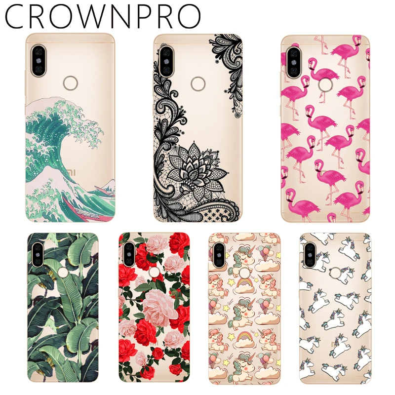 

CROWNPRO Mi A2 Case Cover Soft Silicone TPU Phone Cases FOR Xiaomi Mi A2 Back Shell Capa MiA2 Mi6X Mi 6X Coque Mi A2 Lite Case