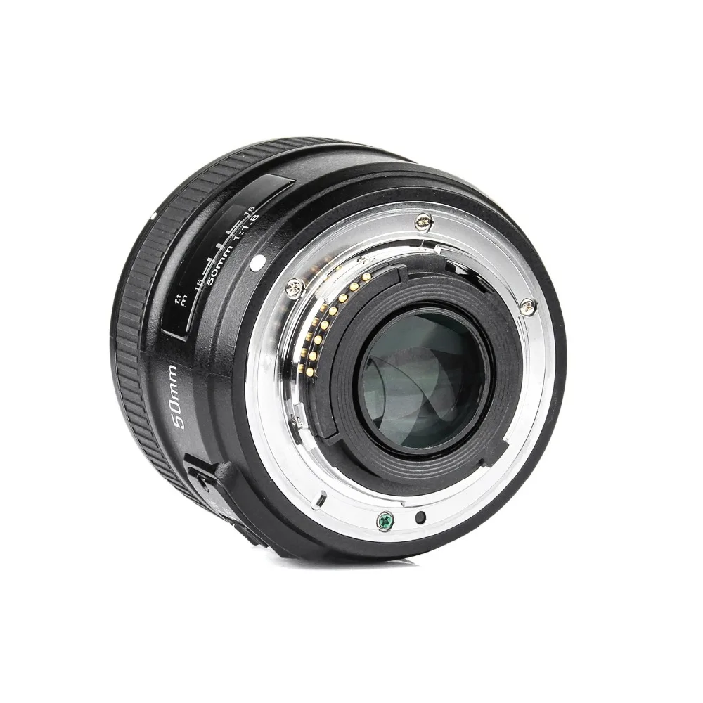 YONGNUO YN 50 мм f/1,8 AF объектив yn50мм апертура Автофокус Объективы для Nikon D3100 d5000D 5500 D3400 DSLR камеры идеальное изображение