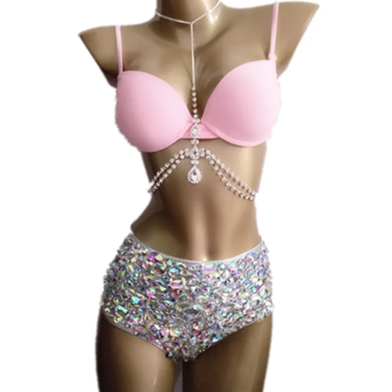 2017 Rhinestone Diamond Luxury Sexy High Waist Swimsuit Women Push Up Bikini Set With Chains Crystal Swimwear Women Bathing Suit 2017 Rhinestone Diamond Luxury Sexy High Waist Swimsuit Women Push Up Bikini Set With Chains Crystal Swimwear Women Bathing Suit