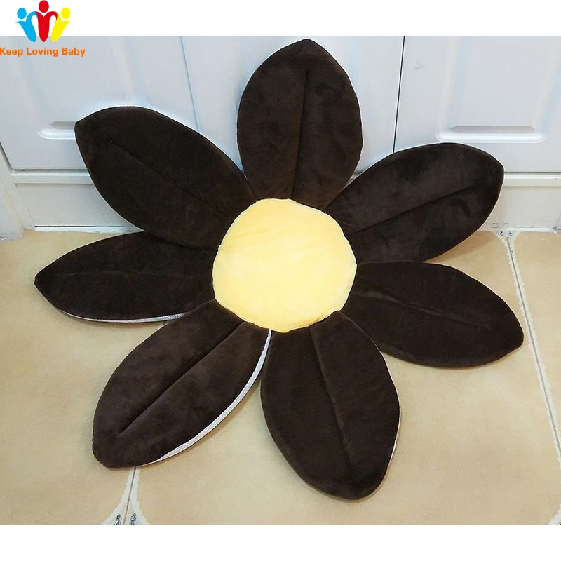 Baby Bath Blooming Flower Newborn Bathtub Foldable Lotus Shape Cushion Skin Bath Pad Portable Tub Soft Seat