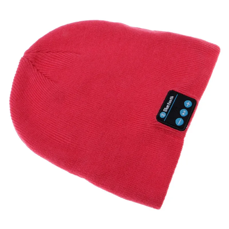 Rechargeable Wireless Bluetooth Music Headset Speaker Smart Warm Knitted Hat Running hat