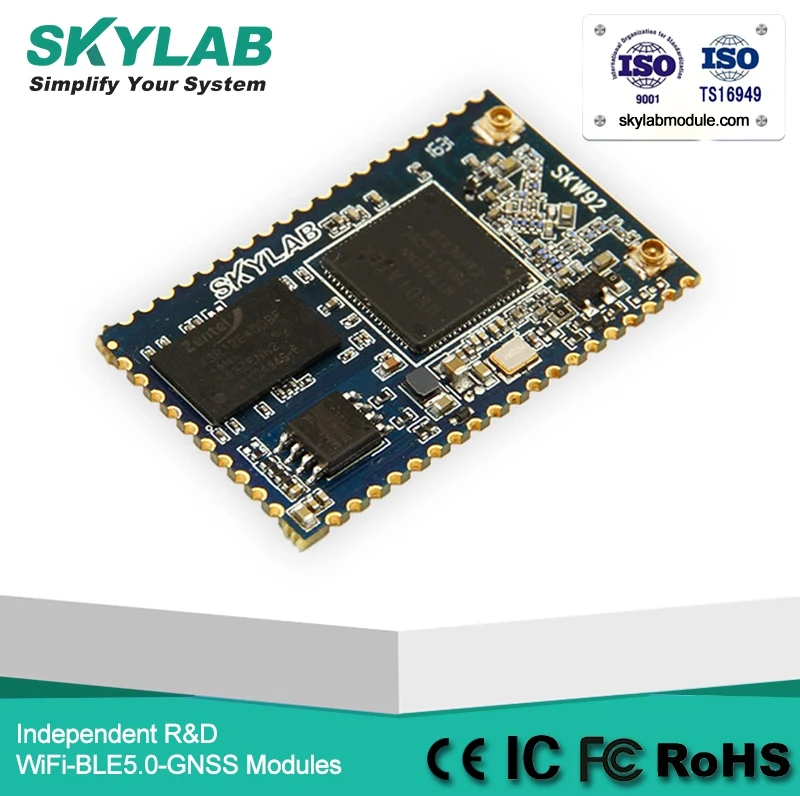 

Skylab Skw92A Spi/I2S/I2C 32MB flash 1024Mb RAM DDR2 Openwrt 2T2R Mimo Mtk Mt7628 Iot Wlan Access Point Wifi Module