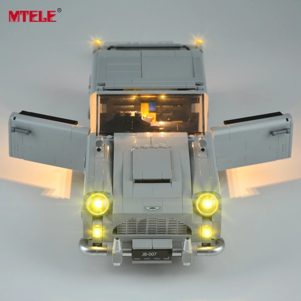 Набор светодиодсветильник п MTELE для 10262 Creator Jame Bond Aston Marting DB5 комплект