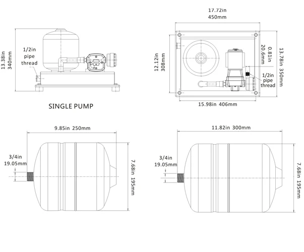 Water Booster System - Low Volume