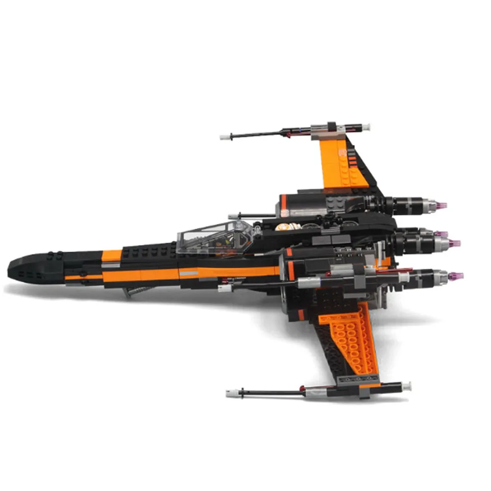 Lepin 05004 WAR on Stars Series The First Order X Shape Wing Fighter For  75102 Bricks Kids Toys Walkie Talkie _ - AliExpress Mobile