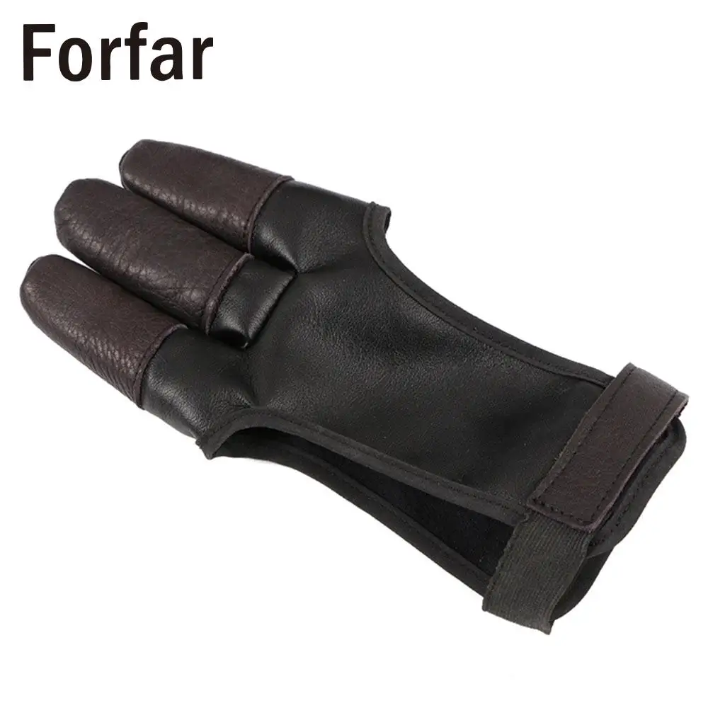 

Cowhide Bow Glove Outdoor Sports Bow Arrow Finger Soft Bow Arrow Archery Glove Beginner Tools