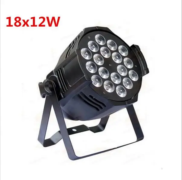 

LED par 18x12W Aluminum alloy  RGBW 4in1 Quad LED Par Can Par64 led spotlight dj projector wash lighting stage light light