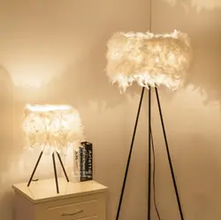ZYY творческий простой модные теплые лампа Якорь лампы декоративный светильник пола перо лампы спальня фары с светодиодные лампы