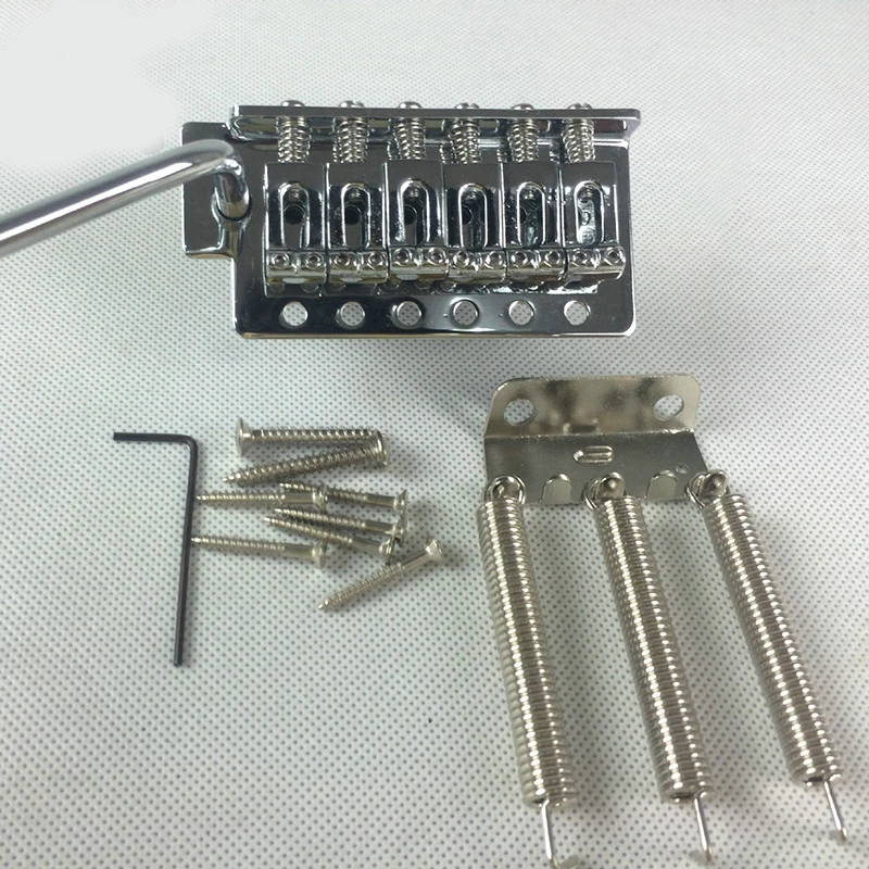 

Electric Guitar Tremolo System Bridge WOV02 Chrome Silver