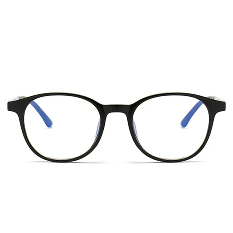 Синий светильник, фильтр, компьютерные очки, защита от излучения, UV400, прозрачные линзы, очки, Ретро стиль, очки в круглой оправе для мужчин и женщин