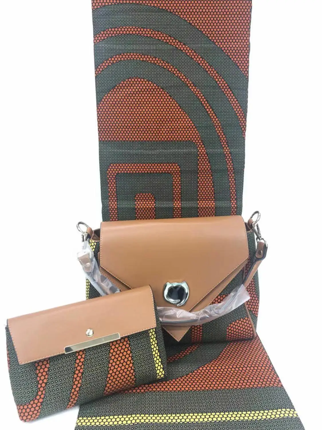 

African fabric with 2pcs women handbag for party african wax prints fabric ankara fabric 6yards 100% cotton fabric TN-A20