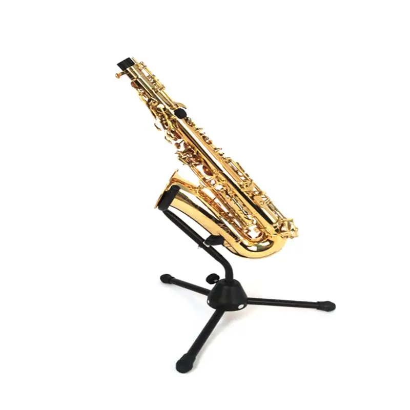 

Saxophone Holder Portable Foldable Metal Leg Tripod Stand Detachable Holder Bracket for Alto Saxophone Accessories High Quality