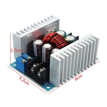 

DC 6-40V To 1.2-36V 300W 20A Constant Current Adjustable Buck Converter Step-Down Module Board With Short Circuit Protection