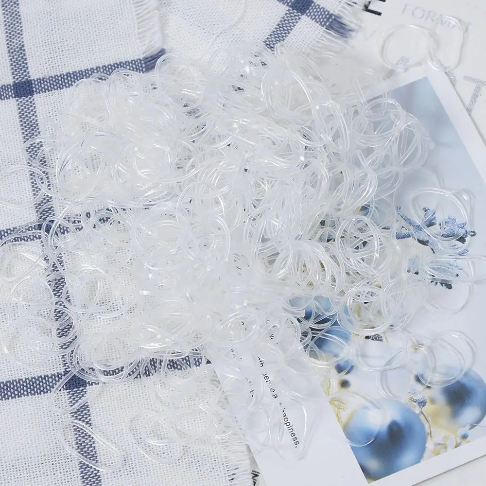 Cheaper 500 pcs Clear Ponytail Holder Elastic Rubber Band Hair Ties Ropes Rings Useful Hair Tool 1 Cheaper 500 pcs Clear Ponytail Holder Elastic Rubber Band Hair Ties Ropes Rings Useful Hair Tool 5