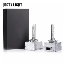 MGTV свет 2 шт. Автомобильные фары высокого качества супер яркий высокой мощности вся металлическая основа D1S D1C HID белый 6000 K противотуманная фара