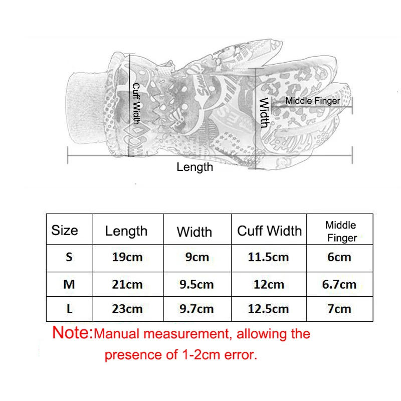 Зимние лыжные перчатки, Детские Водонепроницаемые перчатки для сноуборда, варежки для мальчиков и девочек, детские лыжные уличные зимние теплые перчатки для малышей