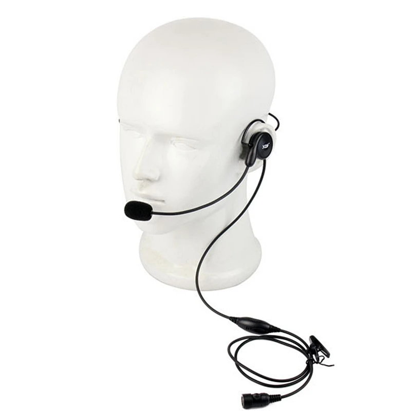 Advanced Unilateral Headphone Mic Neckband Earpiece Cycling Field Tactical Headset For ICOM F3G F4G F11 F11S Two Way Radio