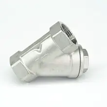 DN25 " BSP Женская нить 304 нержавеющая сталь Inline Y фильтр 229 PSI