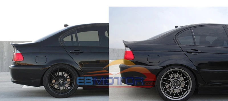 Неокрашенный OEM CSL Стиль Реальный FBIER стеклянный багажник для BMW E46 4D Седан 2000-2006 B437F