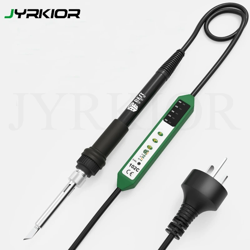 

Jyrkior Portable Temp Adjustable Pen Type Digital Welding Tools Soldering Iron Kit for Electric PCB Soldering and Desoldering