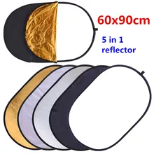 Cy 60x90cm 24 disc x 35 5 5 5 em 1 multi disco fotografia estúdio foto oval luz dobrável refletor handhold portátil foto disco