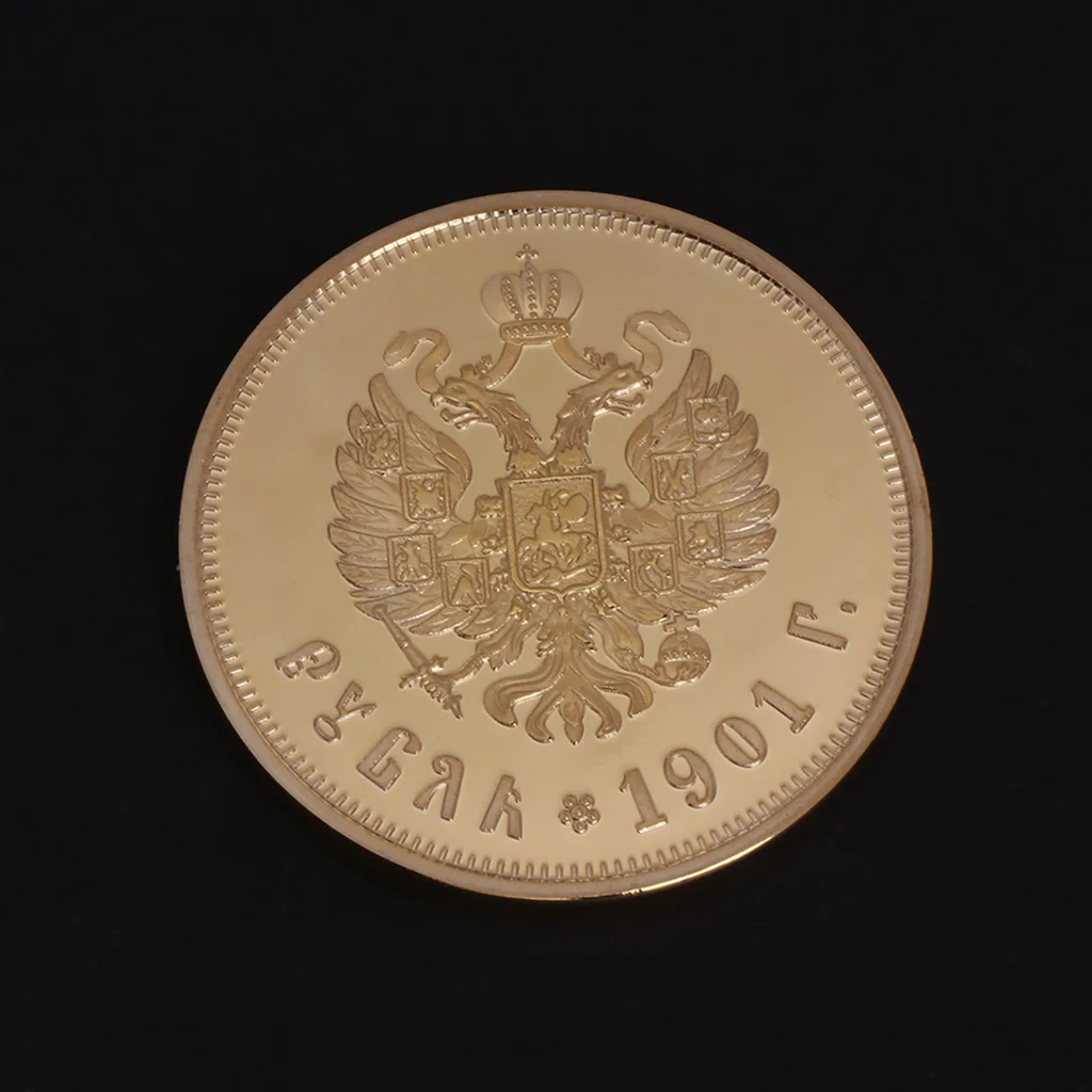 

Pretty Commemorative Coin Russian 1901 Collection Arts Gifts Alloy