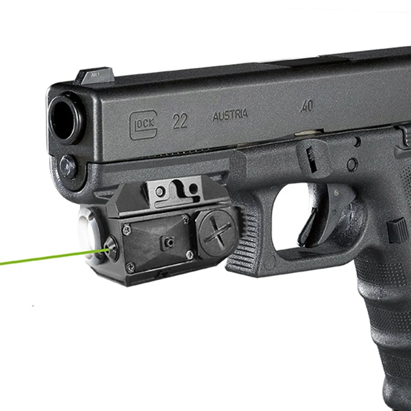 Тактический свет Пикатинни лазер пневматический пистолет Охота Glock Defensa