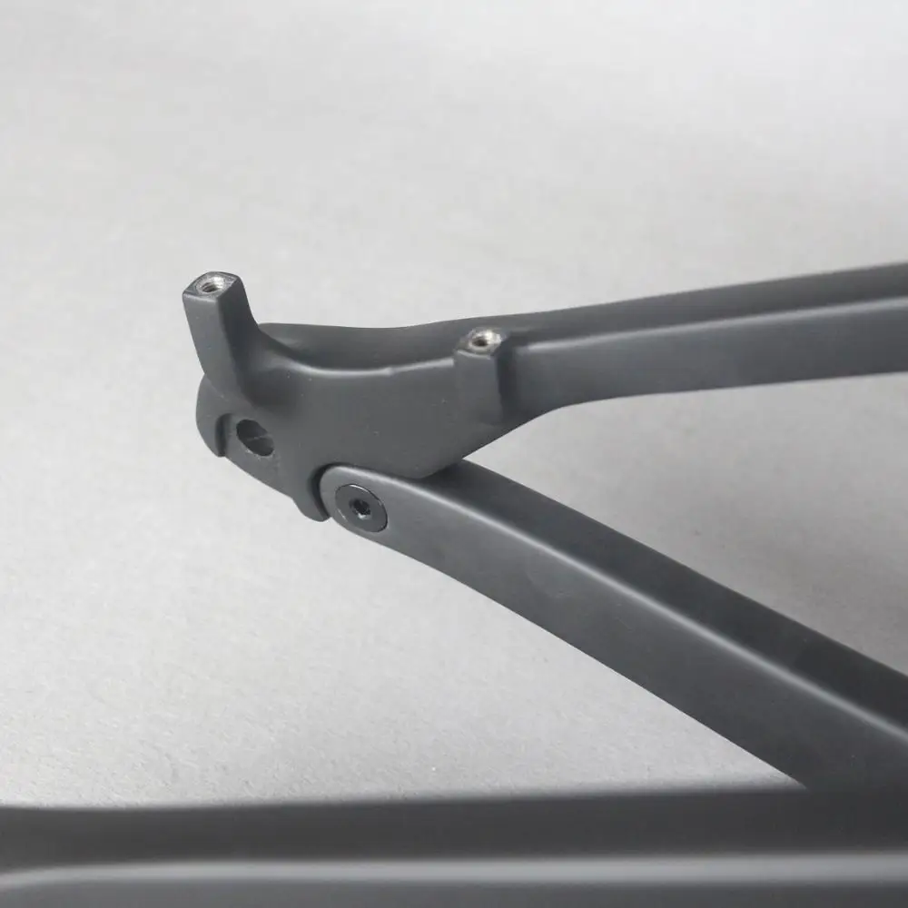 Discount Full Suspension MTB carbon frame XC mountain carbon framset BB92 UD matte can customzied paint 29er 27.5er boost 3