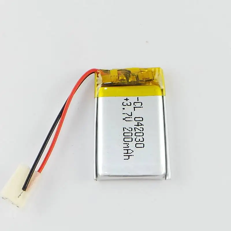 3 7 v полимерный литиевый аккумулятор 402030 042030 200mAh для Bluetooth клавиатуры рекордер