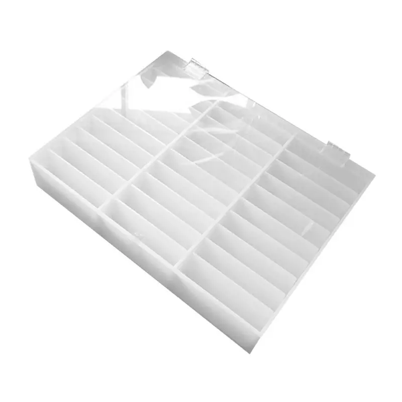 

Fake Nail Tips Storage Box 30 Compartments Nails Art Decoration Container Display Case